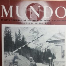 Coleccionismo de Revistas y Periódicos: REVISTA SEMANAL MUNDO AGENCIA EFE N 51 DE 1941. Lote 239925360