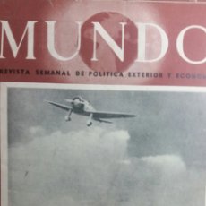 Coleccionismo de Revistas y Periódicos: REVISTA SEMANAL MUNDO AGENCIA EFE N 84 DE 1941. Lote 239925635