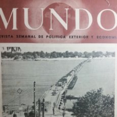 Coleccionismo de Revistas y Periódicos: REVISTA SEMANAL MUNDO AGENCIA EFE N 77 DE 1941. Lote 239925820