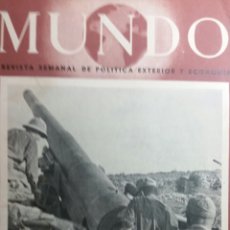 Coleccionismo de Revistas y Periódicos: REVISTA SEMANAL MUNDO AGENCIA EFE N 83 DE 1941. Lote 239926305