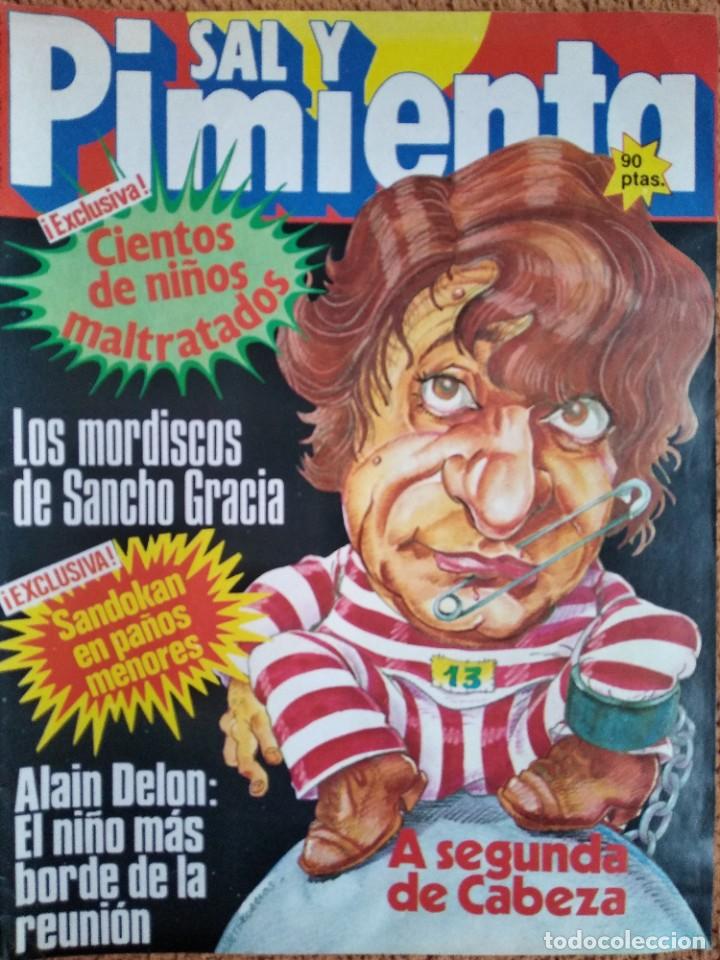 Coleccionismo de Revistas y Peri&oacute;dicos: Revista Sal y pimienta 1982. Isabel Pantoja &rdquo;Entrevista insolente&rdquo;