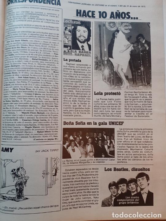 Coleccionismo de revistas y peri&oacute;dicos: LOLA FLORES raphael LOS BEATLES THE raphael