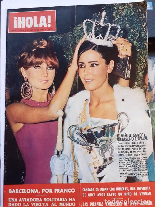 Coleccionismo de revistas y peri&oacute;dicos: 1966 PAQUITA TORRES MISS ESPA&Ntilde;A LOLA FLORES SALOU