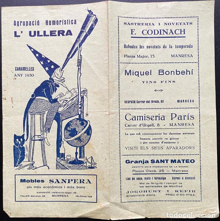Collection Magazines and Newspapers: Agrupaci&oacute; humor&iacute;stica L'ULLERA - 1930