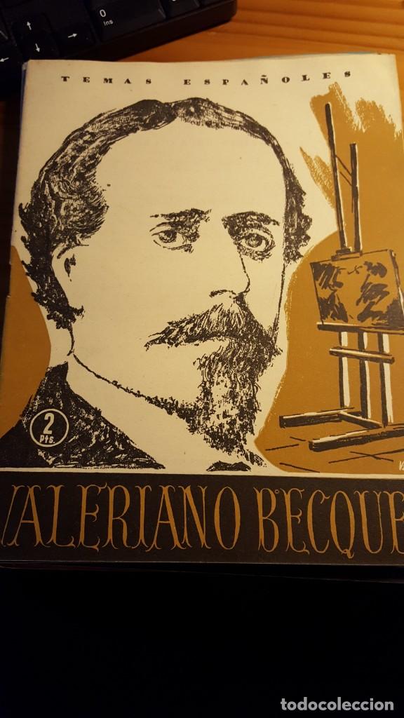 Coleccionismo de Revistas y Peri&oacute;dicos: REVISTA TEMAS ESPA&Ntilde;OLES A&Ntilde;OS 50 VALERIANO BECQUER