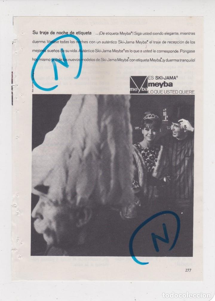Coleccionismo de Revistas y Peri&oacute;dicos: PUBLICIDAD T 1963. ANUNCIO SKI-JAMA MEYBA