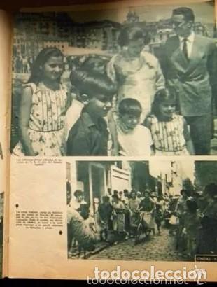 Colecionismo de Revistas e Jornais: recorte LA REINA FABIOLA DE BELGICA VERANEANDO EN ESPA&Ntilde;A CARMEN MARTINEZ BORDIU FRANCO