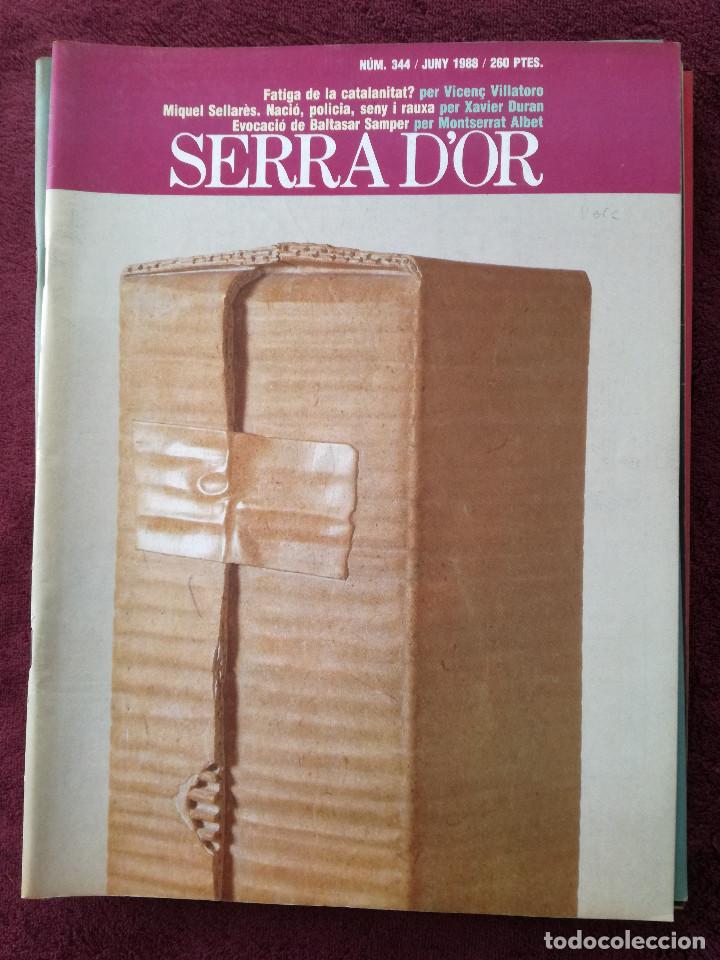 Coleccionismo de revistas y peri&oacute;dicos: REVISTA SERRA D'OR 344 JUNY 1988 FATIGA CATALANITAT VILLATORO MIQUEL SELLARES BALTASAR SAMPER