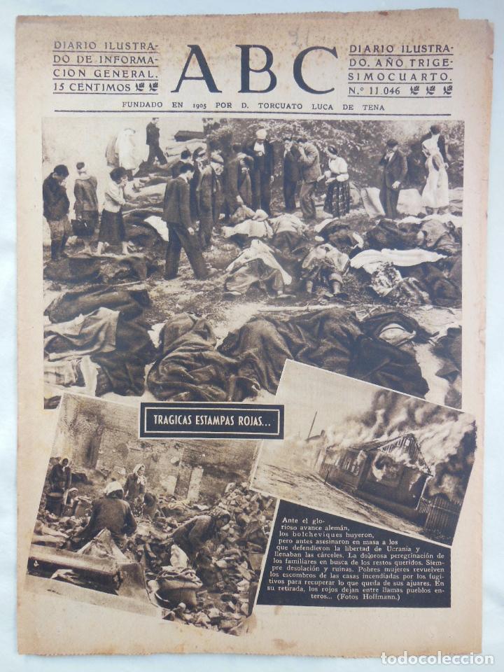 Coleccionismo de Revistas y Peri&oacute;dicos: ABC Diario Ilustrado, 21 de julio 1941. Segunda Guerra Mundial