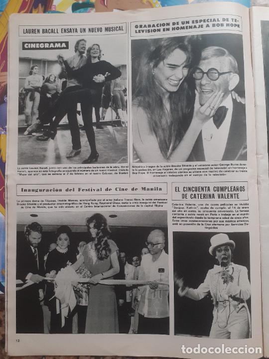 Colecionismo de Revistas e Jornais: CATERINA VALENTE BROOKE SHIELDS GEORGE BURNS LAUREN BACALL IMELDA MARCOS