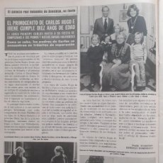 Coleccionismo de Revistas y Periódicos: CARLOS HUGO E IRENE JULIANA DE HOLANDA. Lote 379195179