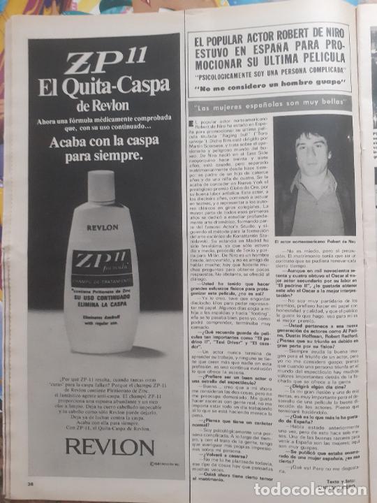 Coleccionismo de Revistas y Peri&oacute;dicos: ROBERT DE NIRO DENIRO