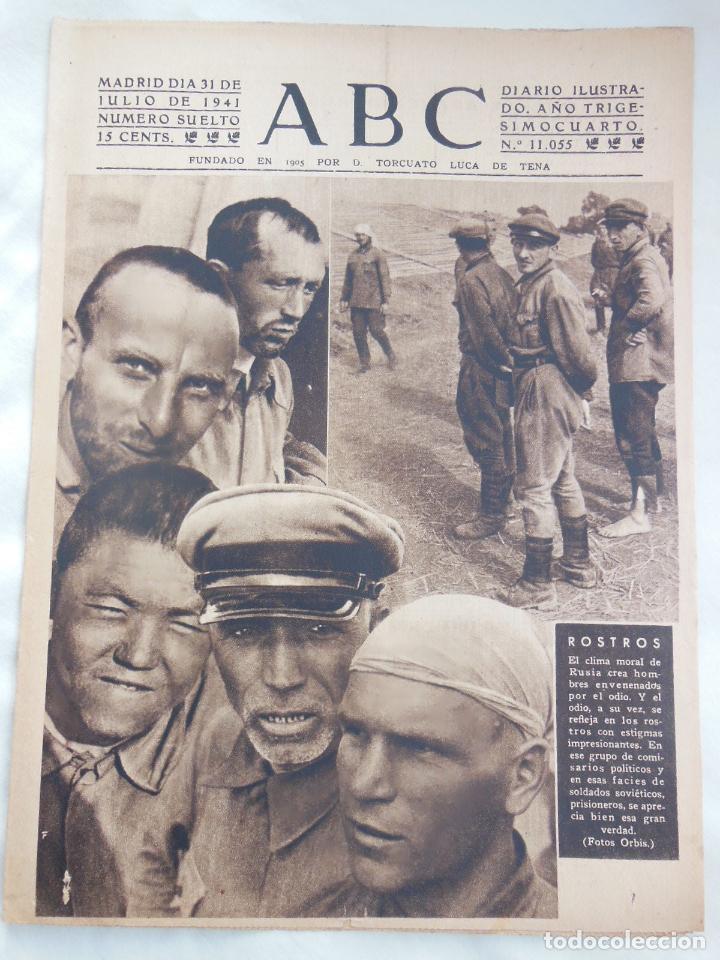 Coleccionismo de Revistas y Peri&oacute;dicos: ABC Diario Ilustrado, 31 de julio 1941. Segunda Guerra Mundial