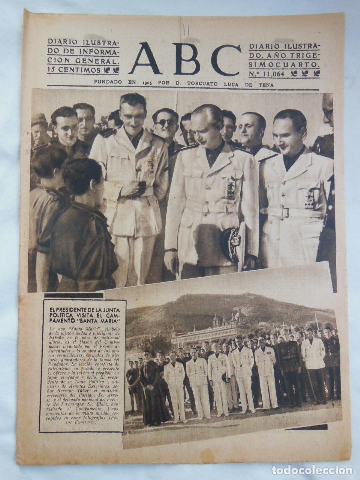 Coleccionismo de Revistas y Peri&oacute;dicos: ABC Diario Ilustrado, 11 de agosto 1941. Segunda Guerra Mundial