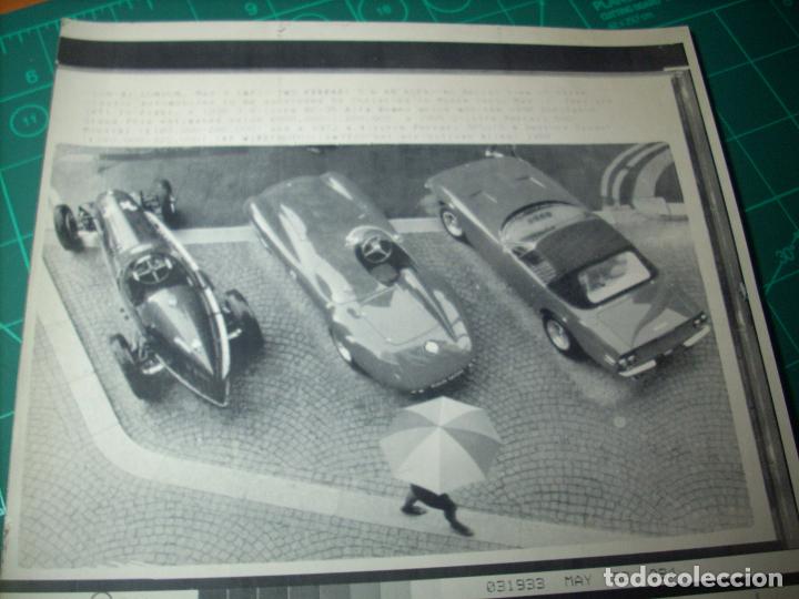 Coleccionismo de Revistas y Peri&oacute;dicos: LONDON 1988- 2 FERRARI & AN ALFA ROMEO @ CHRISTIE&acute;S FROM 18000 TO 1.2M POUNDS- TELETIPO TELEFOTO EFE