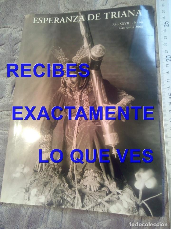 Coleccionismo de Revistas y Peri&oacute;dicos: ESPERANZA DE TRIANA REVISTA M&ordm; 90 SEMANA SANTA DE SEVILLA U33