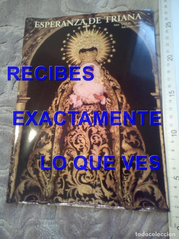Coleccionismo de Revistas y Peri&oacute;dicos: ESPERANZA DE TRIANA REVISTA M&ordm; 89 SEMANA SANTA DE SEVILLA U33