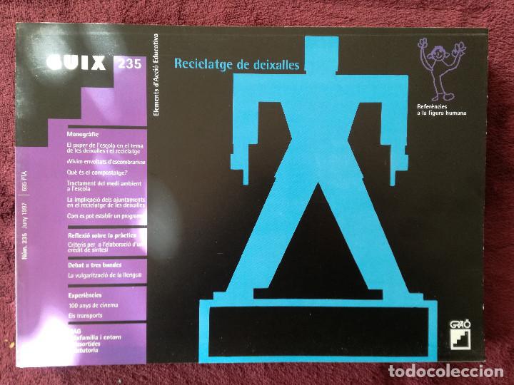 Coleccionismo de revistas y peri&oacute;dicos: REVISTA GUIX 235 RECICLATGE DE DEIXALLES - CREDIT SINTESI - VULGARITZACIO LLENGUA - 100 ANYS CINEMA