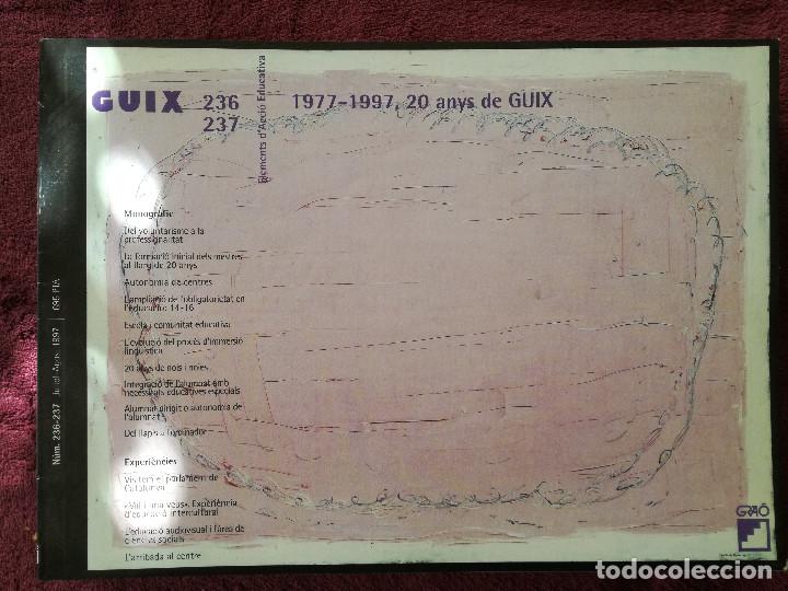 Coleccionismo de revistas y peri&oacute;dicos: REVISTA GUIX 236 237 - 20 ANYS - EVOLUCIO DEL PROCES IMMERSIO LINGUISTICA NECESSITATS EDUCATIVES