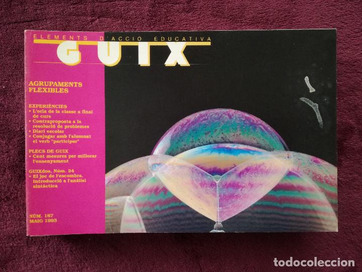 Coleccionismo de revistas y peri&oacute;dicos: REVISTA GUIX 187 - AGRUPAMENTS FLEXIBLES - ORLA DE CLASSE - DIARI ESCOLAR - ANALISI SINTACTICA