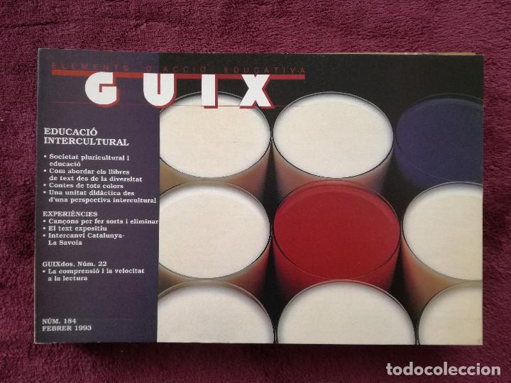 Coleccionismo de revistas y peri&oacute;dicos: REVISTA GUIX 184 EDUCACIO INTERCULTURAL DIVERSITAT EL TEXT EXPOSITIU - COMPRENSIO VELOCITAT LECTORA