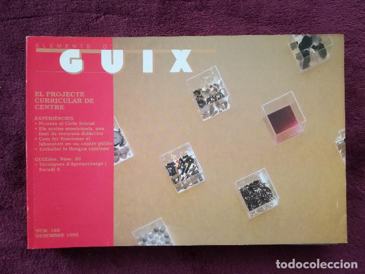 Coleccionismo de revistas y peri&oacute;dicos: REVISTA GUIX 182 PROJECTE CURRICULAR DE CENTRE - PICASSO AL CICLE INICIAL