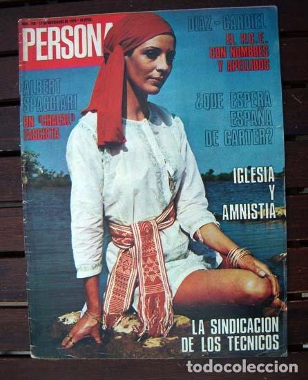 Collezionismo di Riviste e Giornali: Revista PERSONAS N&ordm; 158 / MARILYN COLE / DESTAPE, POLITICA, SOCIEDAD