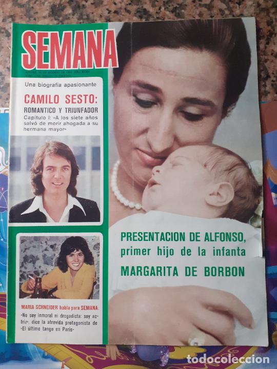 Coleccionismo de Revistas y Peri&oacute;dicos: CAMILO SESTO MARIA SCHNEIDER LA INFANTA PILAR SOLO UNA PORTADA