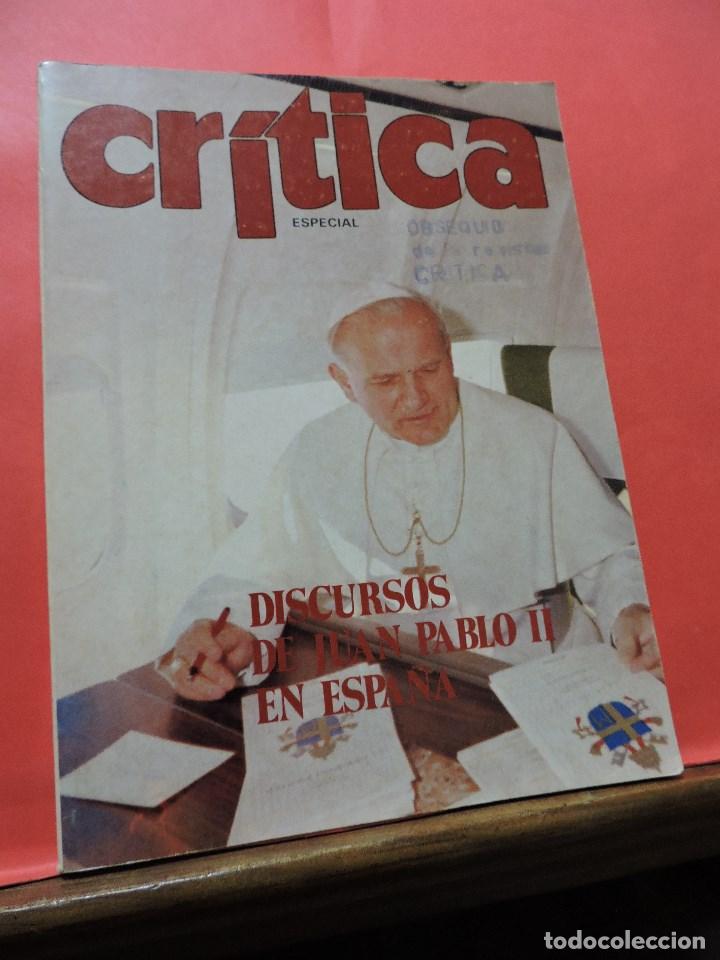 Coleccionismo de revistas y peri&oacute;dicos: Cr&iacute;tica. Especial Discursos de Juan Pablo II en Espa&ntilde;a 1982