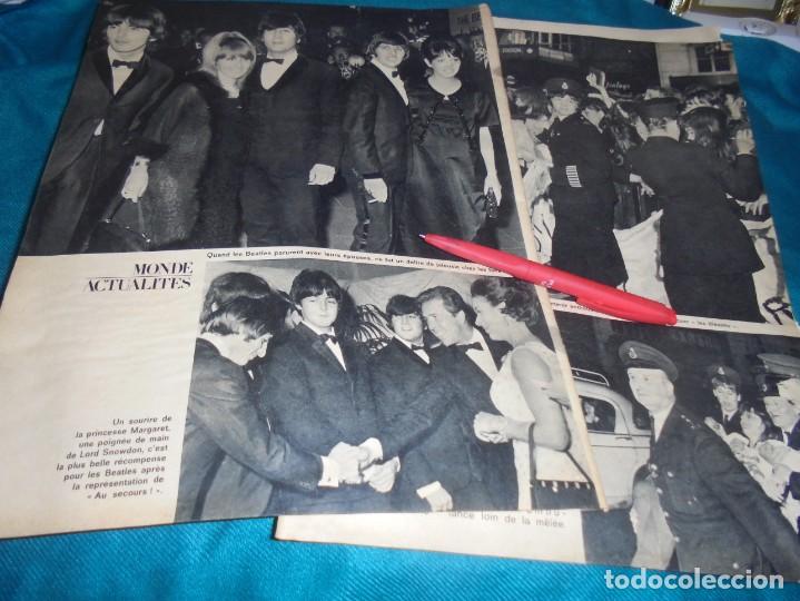 Coleccionismo de revistas y peri&oacute;dicos: RECORTE : THE BEATLES EN LONDRES. JOURS DE FRANCE, AGOSTO 1965 (#)