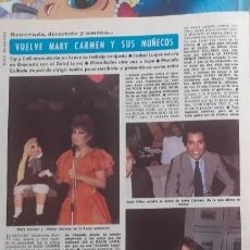 Coleccionismo de Revistas y Periódicos: MARY CARMEN Y SUS MUÑECOS MARI DOÑA ROGELIA MOCEDADES TIP Y COLL. Lote 390600414