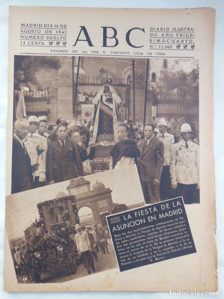 Coleccionismo de Revistas y Peri&oacute;dicos: ABC Diario Ilustrado, 16 de agosto 1941. Segunda Guerra Mundial