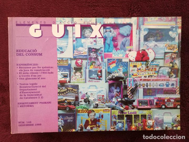 Coleccionismo de revistas y peri&oacute;dicos: REVISTA GUIX 146 EDUCACIO DEL CONSUM - RECURSOS PER FER QUIMICA EL MON CLASSIC- PEDIDO MINIMO 7&euro;