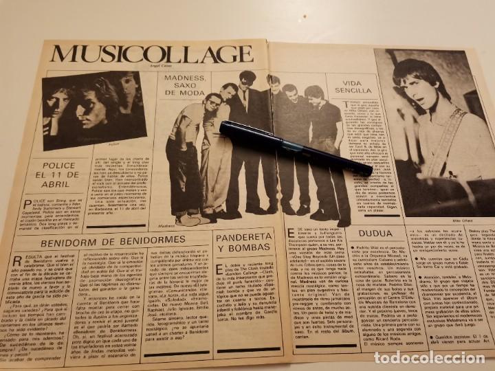 Coleccionismo de revistas y peri&oacute;dicos: GRUPO THE POLICE GRUPO MADNESS Y MIKE OLFIELD RECORTE REVISTA 1980 ESPECIAL COLECCIONISTAS