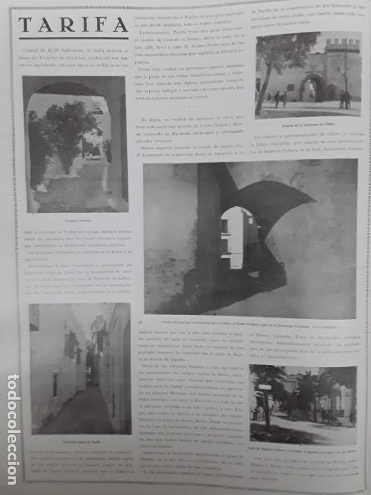 Collection Magazines and Newspapers: TARIFA ALCALDE CARLOS NU&Ntilde;EZ Y MANSO REFORMAS AYUNTAMIENTO CONSTRUCCIONES HOJA A&Ntilde;O 1930