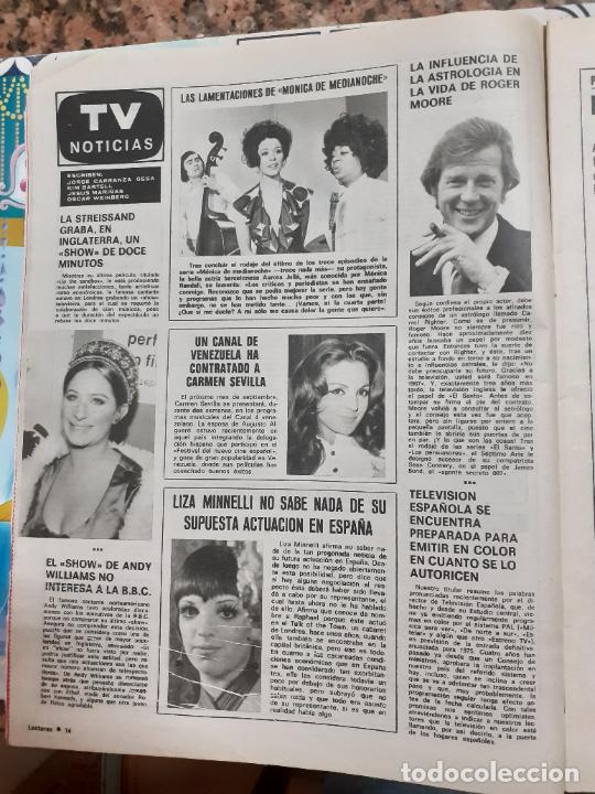 Coleccionismo de Revistas y Peri&oacute;dicos: ROGER MOORE MONICA RANDALL BARBRA STREISAND CARMEN SEVILLA LIZA MINELLI
