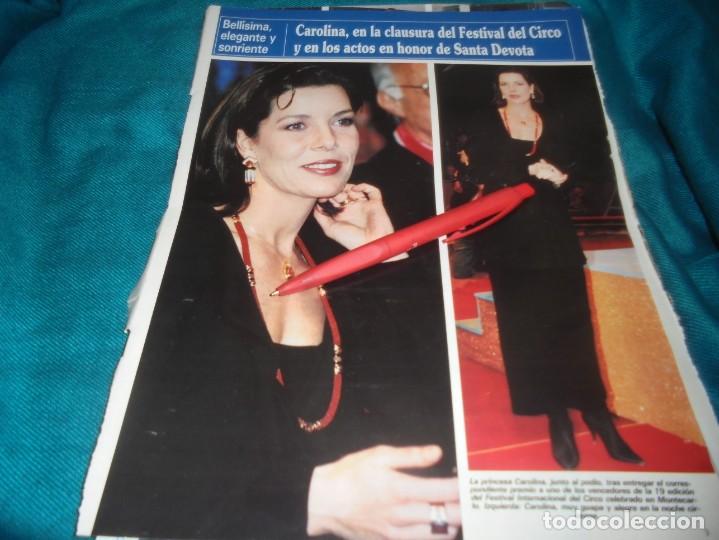 Colecionismo de Revistas e Jornais: RECORTE : CAROLINA DE MONACO, CLAUSURA FESTIVAL DEL CIRCO. SEMANA, FBRO 1995(#)