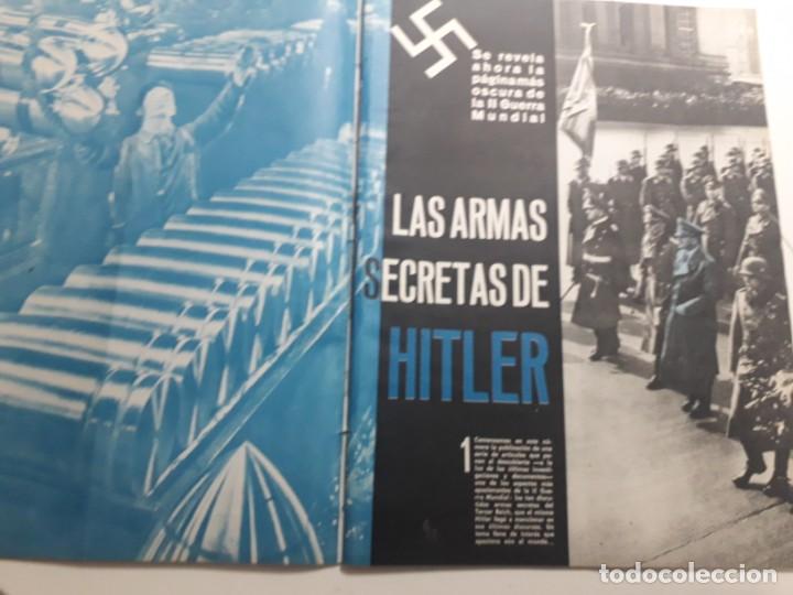 Collection Magazines and Newspapers: LAS ARMAS SECRETAS DE HITLER EN LA II GUERRA MUNDIAL. 4 PAGINAS RECORTE LA ACTUALIDAD ESPA&Ntilde;OLA 1963