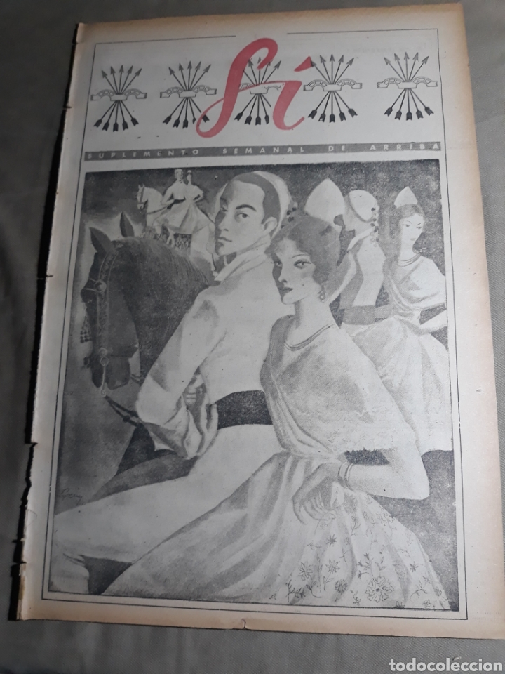 Coleccionismo de Revistas y Peri&oacute;dicos: SUPLEMENTO SEMANAL DE ARRIBA SI N&deg; 11. 15 DE MARZO DE 1942 . DEDICADO A VALENCIA