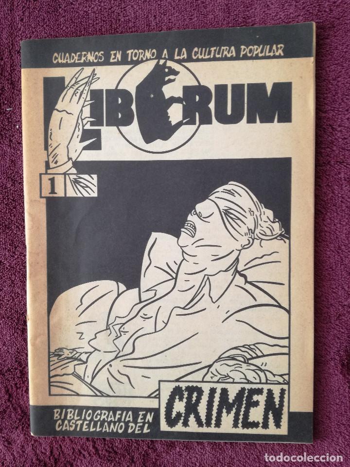 Coleccionismo de revistas y peri&oacute;dicos: LIBERUM - CUADERNOS CULTURA POPULAR - BIBLIOGRAFIA CASTELLANO DEL CRIMEN MARIANO AYUSO MADRID COMICS