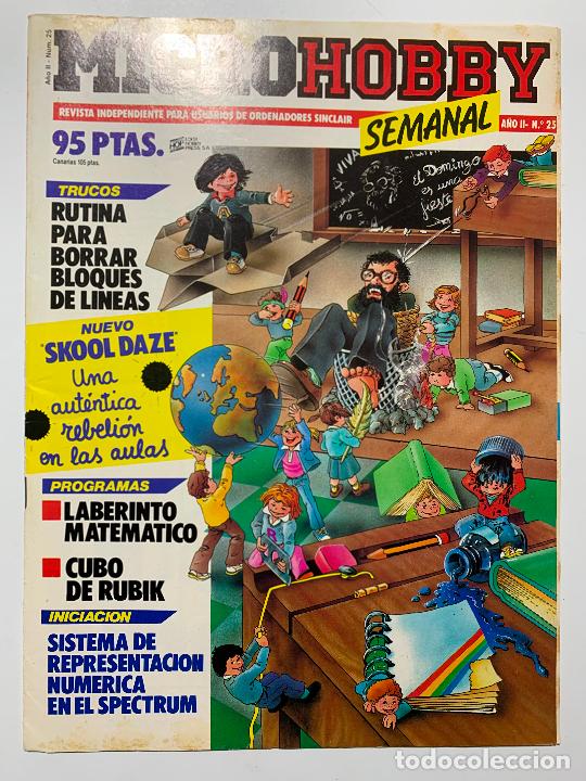 Coleccionismo de Revistas y Peri&oacute;dicos: revista micro hobby microhobby a&ntilde;o II n&ordm; 25