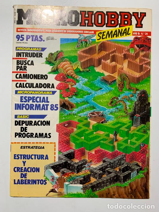 Coleccionismo de Revistas y Peri&oacute;dicos: revista micro hobby microhobby a&ntilde;o II n&ordm; 26