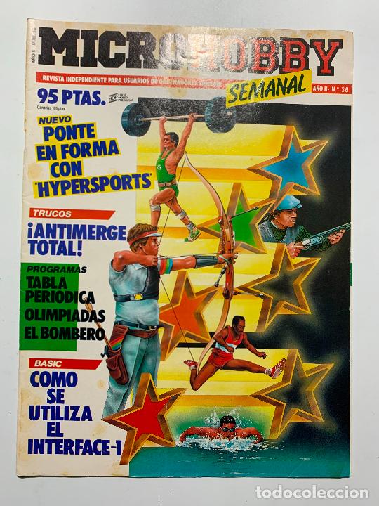 Coleccionismo de Revistas y Peri&oacute;dicos: revista micro hobby microhobby a&ntilde;o II n&ordm; 36