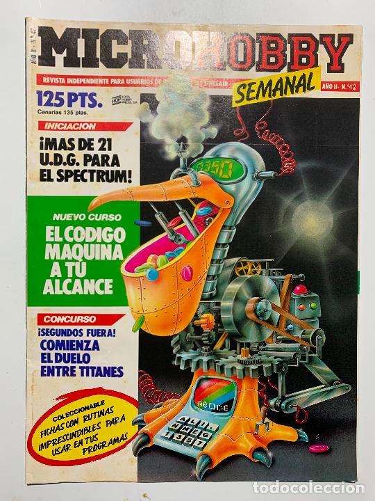 Coleccionismo de Revistas y Peri&oacute;dicos: revista micro hobby microhobby a&ntilde;o II n&ordm; 42