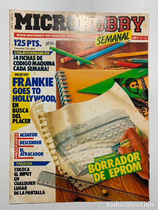 Coleccionismo de Revistas y Peri&oacute;dicos: revista micro hobby microhobby a&ntilde;o II n&ordm; 43