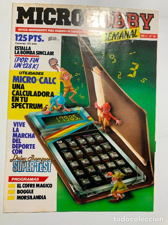 Coleccionismo de Revistas y Peri&oacute;dicos: revista micro hobby microhobby a&ntilde;o II n&ordm; 46