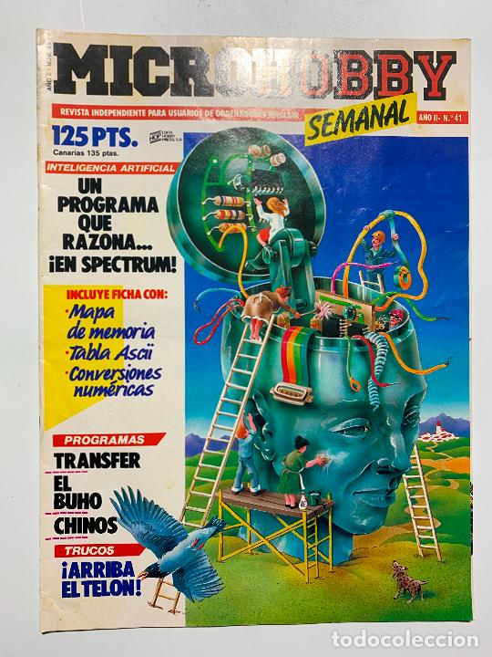 Coleccionismo de Revistas y Peri&oacute;dicos: revista micro hobby microhobby a&ntilde;o II n&ordm; 41