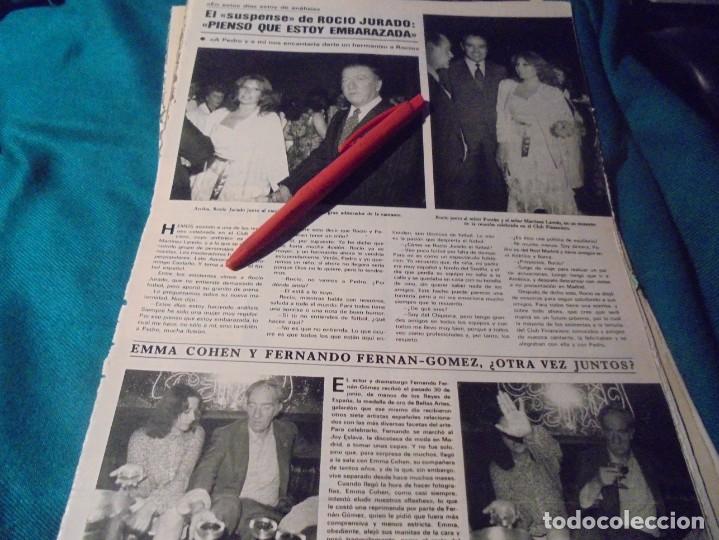 Coleccionismo de Revistas y Peri&oacute;dicos: RECORTE : ROCIO JURADO, POSIBLE EMBARAZO. SEMANA, JULIO 1981(#)