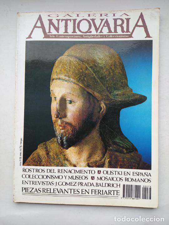 Coleccionismo de Revistas y Peri&oacute;dicos: REVISTA GALER&Iacute;A ANTIQUARIA N&ordm; 78. A&Ntilde;O VIII. 1990. ROSTROS DEL RENACIMIENTO. TDKC109