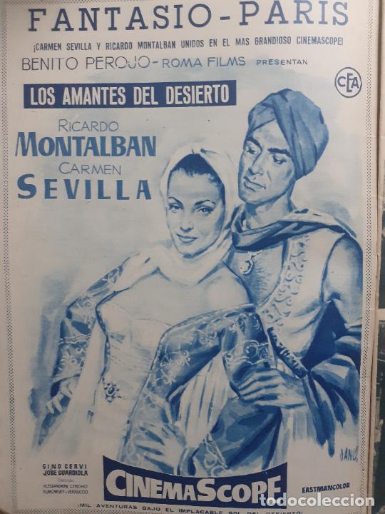 Coleccionismo de Revistas y Peri&oacute;dicos: CARMEN SEVILLA RICARDO MONTALBAN AMANTES DEL DESIERTO
